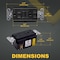 Faith 15A GFCI Outlet Slim, Non-TamperResistant GFCI Duplex Receptacle, LED Indicator, Self-Test, Black GLS-15A-BK - alternate 2